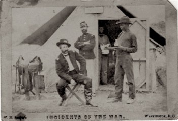 Julius Hicks in Civil War uniform
