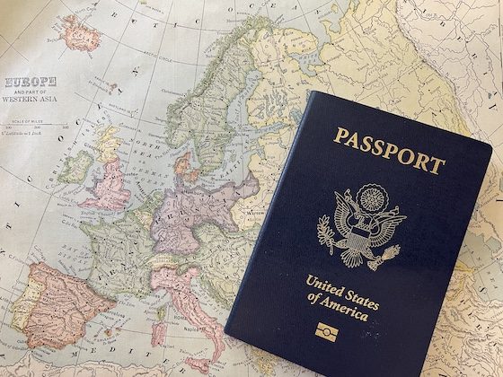 map and passport